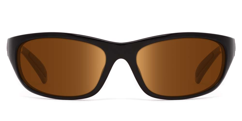 Best Polarized Prescription Sunglasses | 100% UVA + UVB | Carabelle RX Glossy Black / Polarized Gray