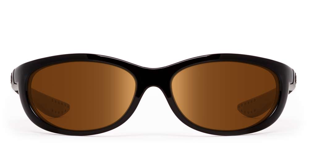 Petit Bois | ONOS Polarized Bifocal Reader Fishing Sunglasses | 100% UVB + UVA Polarized Amber with Green Mirror / +1.75 / Glossy Black
