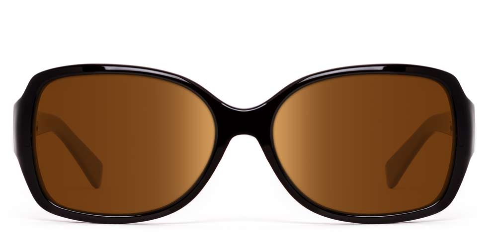 Carabelle | ONOS Polarized Bifocal Reader Fishing Sunglasses | 100% UVA + UVB Polarized Amber with Blue Mirror / +1.50 / Glossy Black
