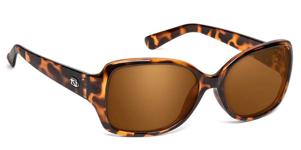 Polarized Prescription Sunglasses| Women's Polarized Sunglasses Tortoise / Polarized Amber with Silver Mirror (+$40)