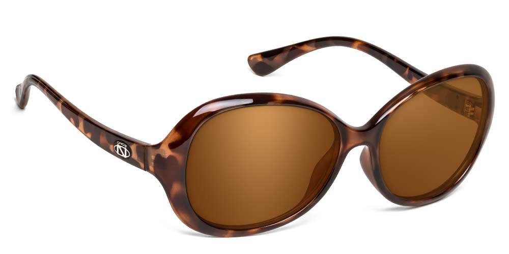 Polarized Prescription Sunglasses | Women's Polarized Sunglasses Tortoise / Polarized Amber with Silver Mirror (+$40)