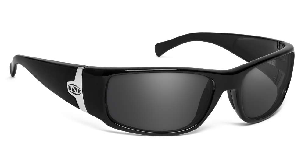 Oreti | ONOS Polarized Bifocal Reader Fishing Sunglasses | 100% UVA + UVB Polarized Gray / +2.25 / Glossy Black