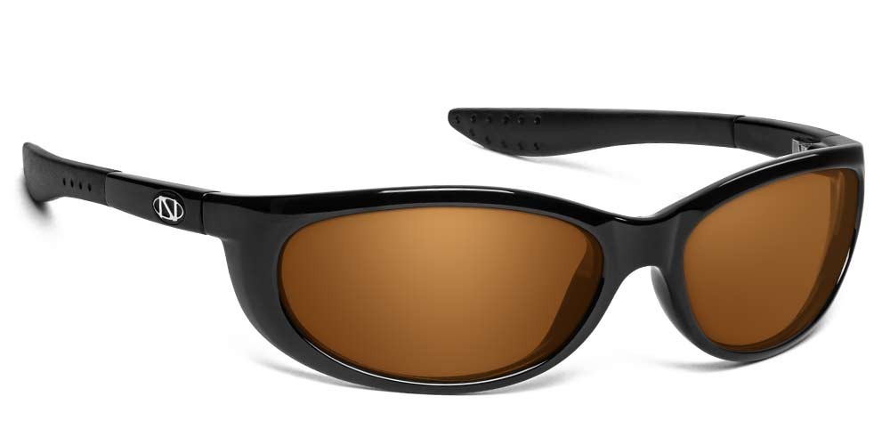 Petit Bois | ONOS Polarized Bifocal Reader Fishing Sunglasses | 100% UVB + UVA Polarized Amber / +1.50 / Glossy Black