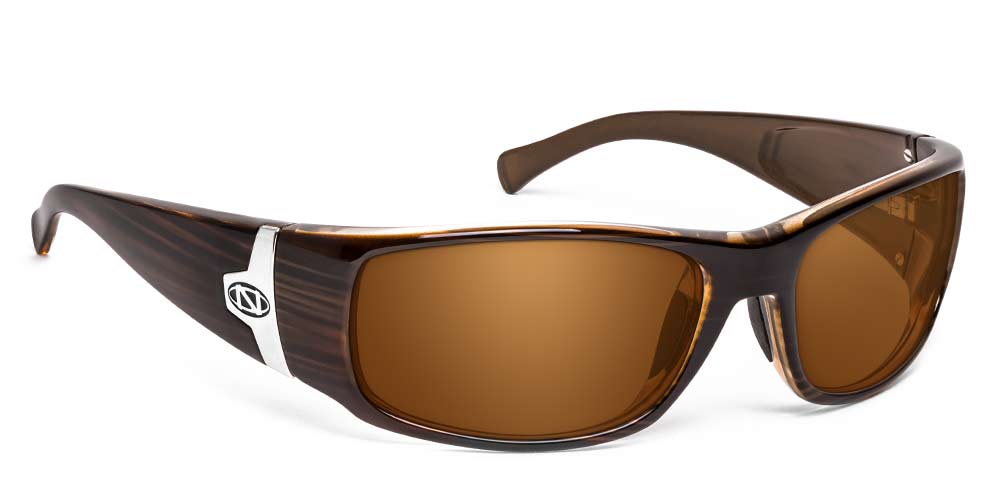 Ripia | ONOS Polarized Bifocal Reader Fishing Sunglasses | 100% UVA + UVB Polarized Amber / +2.50 / Driftwood