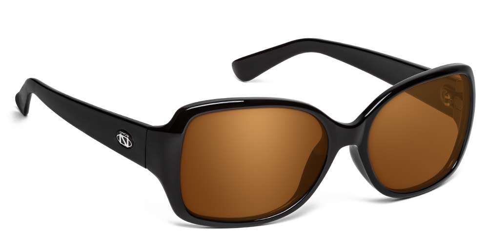 Sierra | Polarized Bifocal Reader Sunglasses | ONOS Sunglasses Polarized Amber / +2.00 / Glossy Black