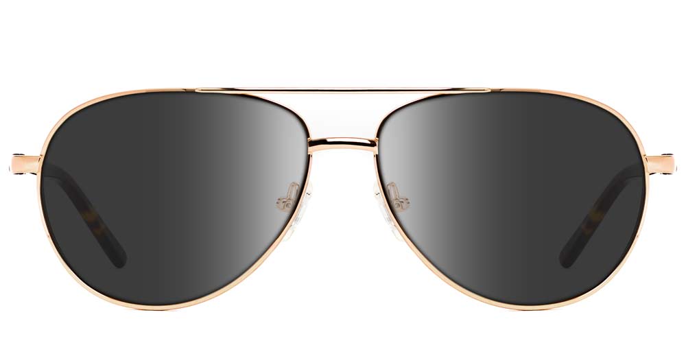 Superior | ONOS Polarized Bifocal Reader Sunglasses Polarized Gray / No Bifocal/Reader (Plano) / Rose Gold/Tortoise