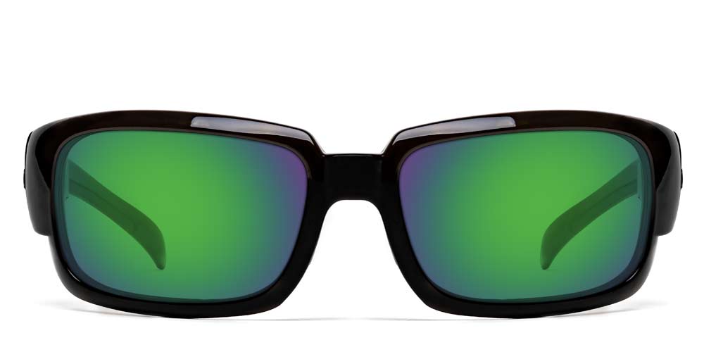 Best Polarized Prescription Sunglasses | 100% UVA + UVB | Araya-RX Glossy Black / Polarized Gray